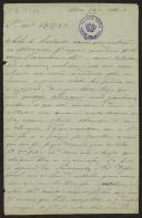 Carta de Jacinto do Canto Ferreira a Teófilo Braga