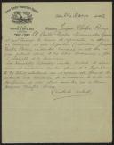 Carta do Centro Escolar Democrático Español a Teófilo Braga