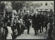 Fotografia de Manuel de Arriaga na abertura do ano letivo da Escola de Guerra (Academia Militar)