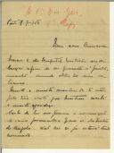 Carta de Jorge Dias da Costa para Eurico Cameira e Sousa