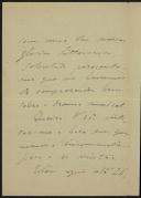 Carta de José Viana da Mota para Teófilo Braga