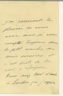 Carta da Duquesa de Sevilha para Manuel Teixeira Gomes