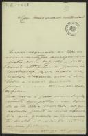 Carta de Fernando de Lacerda a Teófilo Braga