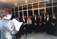 Inauguração do grande auditório do Centro Cultural de Belém
