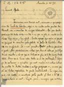 Carta de Fran Paxeco para Teófilo Braga