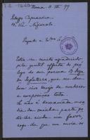 Carta de Magalhães de Azevedo a Teófilo Braga