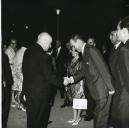 Fotografia de Américo Tomás por ocasião de um evento, onde foi oferecido um jantar e também, durante o qual, atuaram vários grupos de Ranchos Folclóricos