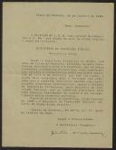 Carta do Secretário Perpétuo do Instituto Histórico do Minho, a Teófilo Braga