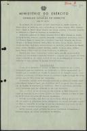 Ata do Conselho Superior do Exército relativa à proposta de se conferir o posto de Marechal a Craveiro Lopes