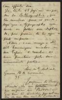 Carta de Joaquim de Araújo a Teófilo Braga