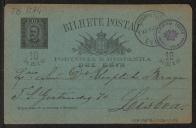 Bilhete-postal de António Francisco Barata a Teófilo Braga