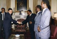 Visita dos membros das delegações do Governo angolano e da UNITA para a paz em Angola
