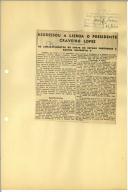 Regressou a Lisboa o Presidente Craveiro Lopes