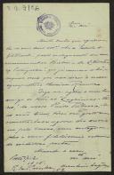 Carta de Ambrósio Lugan a Teófilo Braga