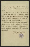 Carta de F. M. Gelormini para Teófilo Braga