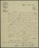 Ofício de António Alves de Matos para Teófilo Braga