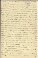 Carta de Teófilo Braga para Maria do Carmo Xavier de Barros Leite