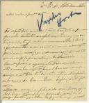 Carta de Virgílio Horta para Alberto Orrico e Costa (?)