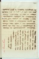 Cópia de carta de Manuel Teixeira Gomes para Manuel Pérez Feu