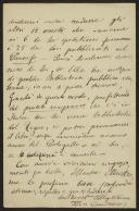 Carta de Tomaso Cannizaro a Teófilo Braga