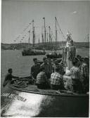 Fotografia da cerimónia da benção da frota Bacalhoeira