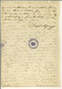 Carta de Teófilo Braga para Maria do Carmo Xavier de Barros Leite