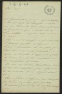 Carta de João E. da Cruz Coutinho a Teófilo Braga
