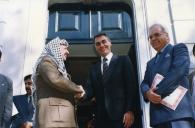 Visita de Yasser Arafat