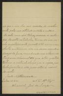 Carta de Manuel José de Sousa a Teófilo Braga