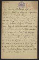 Carta de Francisco António dos Reis a Teófilo Braga