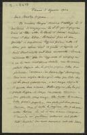 Carta de Constantino Nigra a Teófilo Braga