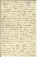 Carta de Teófilo Braga para Maria do Carmo Xavier de Barros Leite
