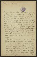 Carta de Joaquim de Araújo a Teófilo Braga