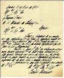Carta de Carlos Marinho para Manuel Teixeira Gomes