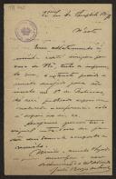 Carta de Júlio Borges dos Santos a Teófilo Braga