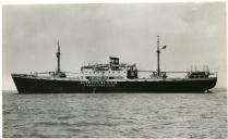 Bilhete-postal ilustrado com a fotografia do navio de transporte de passageiros e carga N/M “Alfredo Silva"