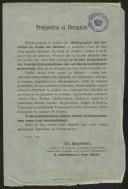Carta da Société D'Ethnographie a Teófilo Braga