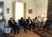 Almoço com embaixadores africanos