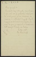 Carta de Bernardino Machado a Teófilo Braga