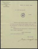 Carta de Joaquim Cardejo Gonçalves, da Direcção da Academia de Estudos Livres, a Teófilo Braga