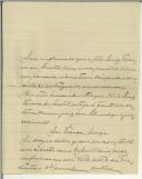 Carta de José Gonçalves para Manuel Teixeira Gomes