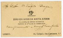 Cartão de visita de João Eduardo da Matta Junior