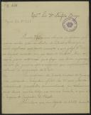 Carta de Maria da Conceição Miranda de Barros a Teófilo Braga