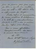 Carta de H. Gabriel da Silva para Manuel Teixeira Gomes