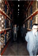 Fotografia de Ramalho Eanes com Francisco Lyon de Castro