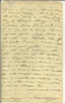 Carta de Teófilo Braga para Maria do Carmo Xavier de Barros Leite