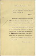 Cópia de ofício de Sidónio Pais para António Maria Bartolomeu Ferreira