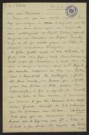 Carta de Joaquim de Araújo para Teófilo Braga