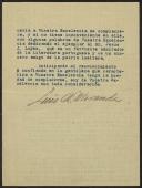 Carta de Luis A. Miranda a Teófilo Braga