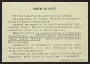 Cartão de Vicente R. Monteiro, Presidente da Associação dos Advogados de Lisboa, a Teófilo Braga